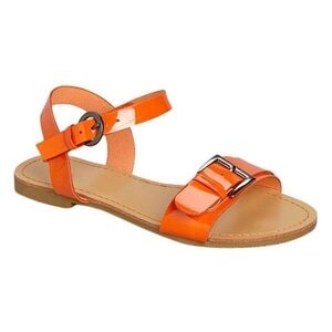 Kelly Kids Orange Patent Stacey Sandal Kids 13